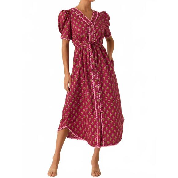 ENTRO Dresses & Skirts - NEW ENTRO bailey floral dress in red